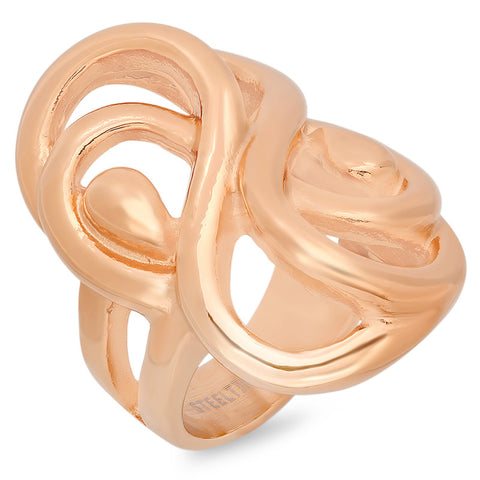 Ladies 18 KT Rose Gold Plated Ring