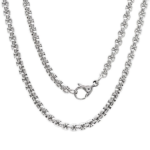 Stainless Steel Basic Chain Necklace 18"