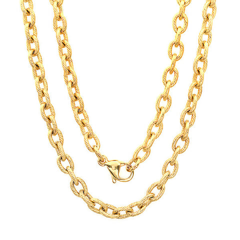 18 KT Gold Plated Necklace 18"