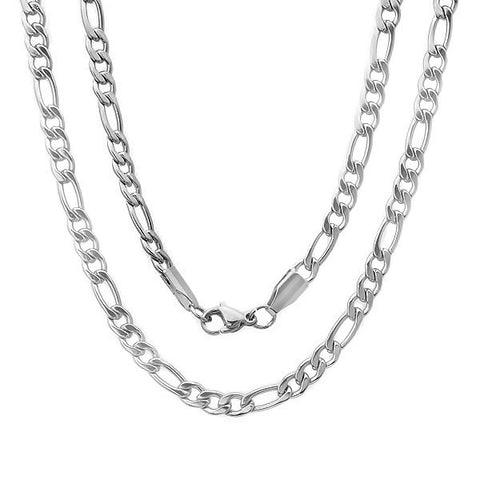 Men's Stainless Steel Filigree Chain Necklace