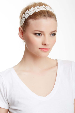 Fashion White Headband