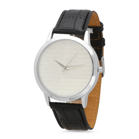 Unisex Our Father Prayer Watch