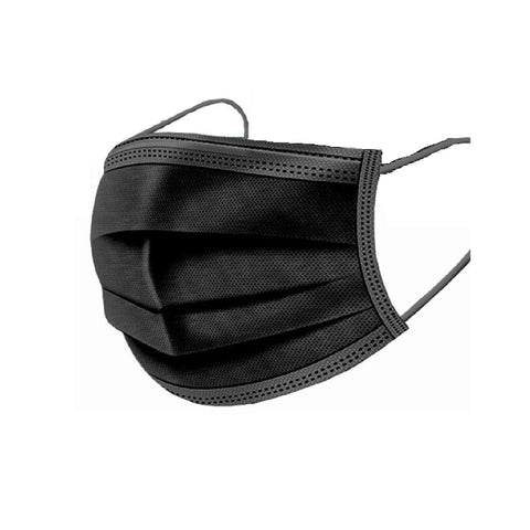 Black Face Masks Bundle - 100 Pack (COVID-19)