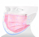 Pink Face Masks Bundle - 100 Pack (COVID-19)