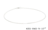 Ladies Stainless Steel 17" Necklace