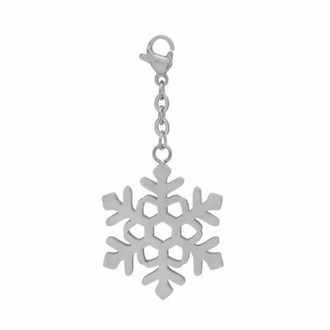 Ladies Stainless Steel Snowflake Pendant
