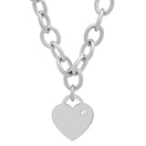 Ladies Swarovski Elements Heart Charm Necklace