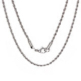Stainless Steel Rope Chain 18"
