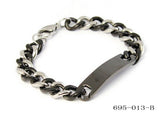 Men's Two-Tone Bracelet w/ID Tag
