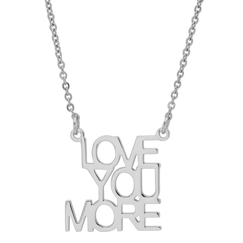 Ladies Stainless Steel LOVE Necklace