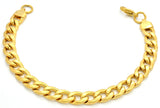 Stainless Steel Basic Link Chain Bracelet 18KT Gold Plated