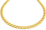 Stainless Steel Basic Link Chain Necklace 18KT Gold Plated