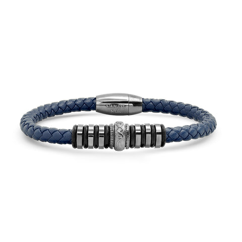Braided bracelet with beads