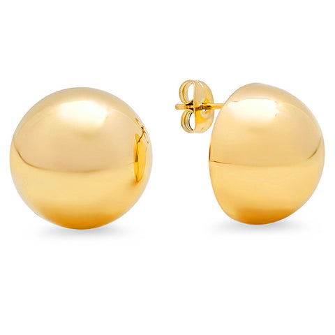18 Kt Gold Plated Stud Earrings