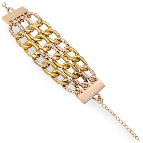 Fashion Gold Multi-Link Bracelet