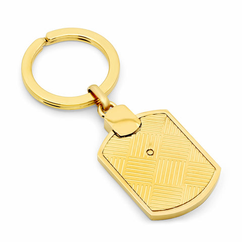18kt Gold Plated Stainless Steel Key Chain